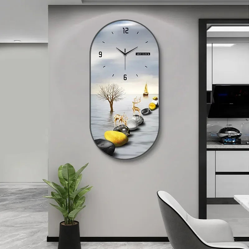 Nordic luxury wall clock by 𝕄𝕔 𝕋𝕙𝕖 𝔹𝕝𝕒𝕔𝕜 𝔻𝕚𝕒𝕞𝕠𝕟�