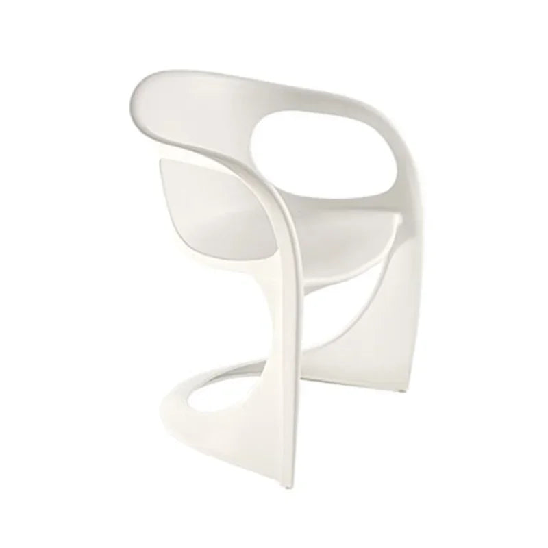 Nordic simple design art curved chair with backrest, perfect for living room, balcony, or bedroom decor, by 𝕄𝕔 𝕋𝕙𝕖 𝔹𝕝𝕒𝕔𝕜 𝔻