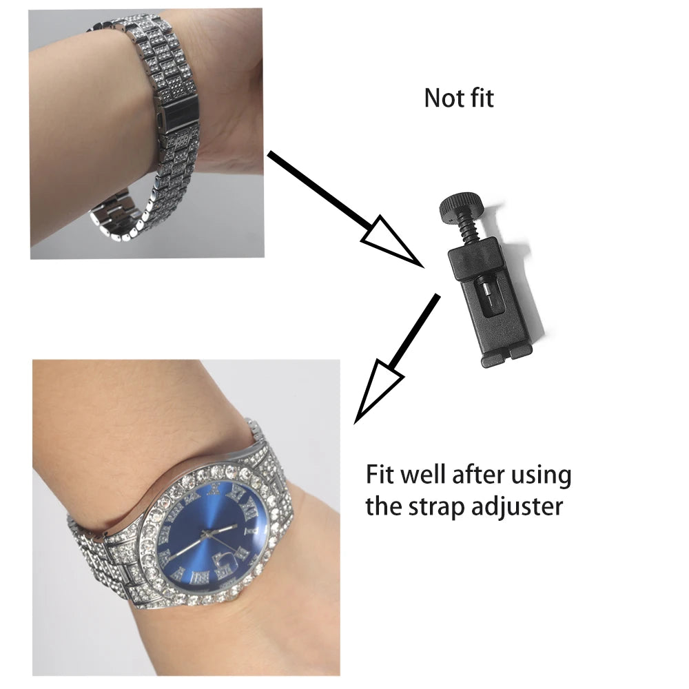 Set of three men's silver watches by 𝕄𝕔 𝕋𝕙𝕖 𝔹𝕝𝕒𝕔𝕜 𝔻𝕚𝕒𝕞𝕠𝕟�
