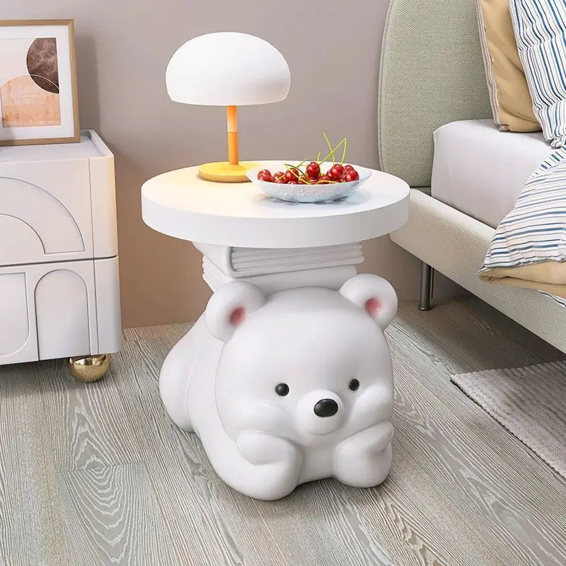 Cream bear living room floor ornaments, home accessories, TV cabinet, sofa side coffee table, bedside table, housewarming gift - 𝕄𝕮 𝕋𝕙𝕖 𝔹𝕝𝕒𝕔𝕜 𝔻𝕚𝕒𝕞𝕠𝕟𝕕