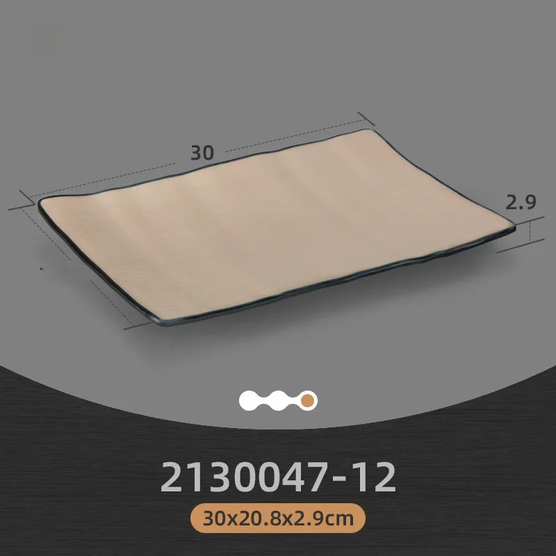 Rectangular melamine dinner plates from 𝕄𝕔 𝕋𝕙𝕖 𝔹𝕝𝕒𝕔𝕜 𝔻𝕚𝕒𝕞𝕠𝕟�