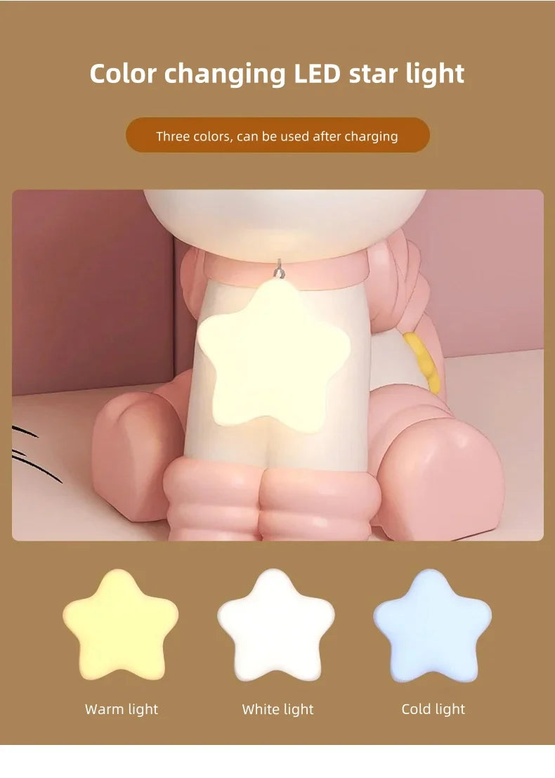 Bedroom Bedside Table Girl Room Decoration Accessories Creative Pink Furniture Gift Modern Cream Style Cartoon Horse Night Stand - 𝕄𝕮 𝕋𝕙𝕖 𝔹𝕝𝕒𝕔𝕜 𝔻𝕚𝕒𝕞𝕠𝕟𝕕
