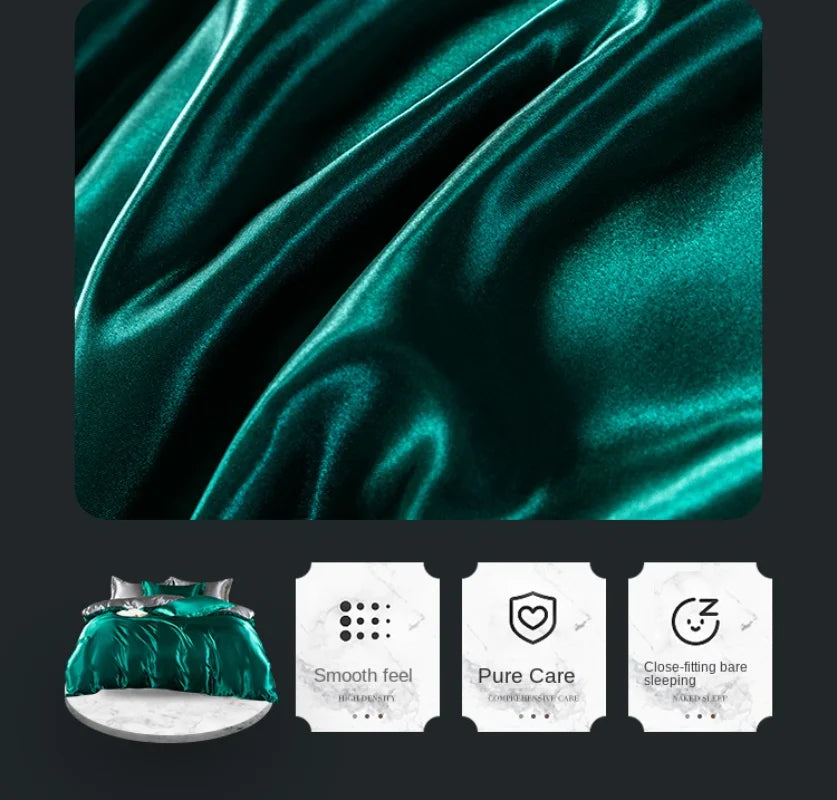 A/B double-sided color bedding set from 𝕄𝕔 𝕋𝕙𝕖 𝔹𝕝𝕒𝕔𝕜 𝔻𝕚𝕒𝕞𝕠𝕟