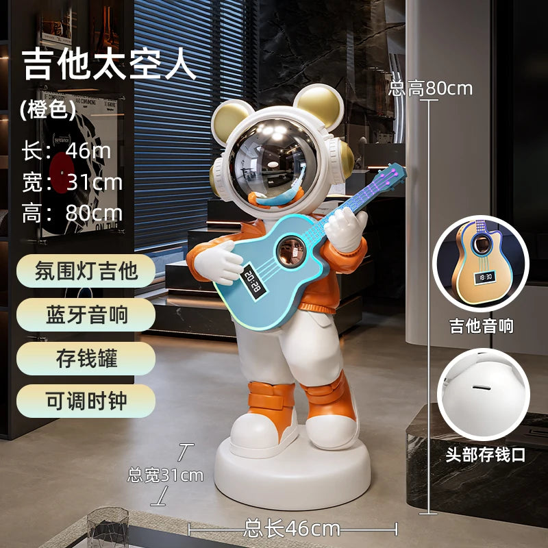Large Astronaut Floor Decor Modern Luxury Cartoon Character Statue Sculpture Creative Living Room Decoration Housewarming Gift - 𝕄𝕮 𝕋𝕙𝕖 𝔹𝕝𝕒𝕔𝕜 𝔻𝕚𝕒𝕞𝕠𝕟𝕕