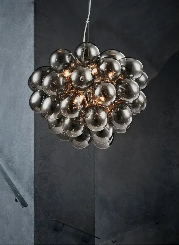 Modern Grape Glass Chandelier Home Decoration Pendant Light Living Room Nordic Lights Dining Luminair Lampara Techo Dormitorio - https://mohammadcollection.com