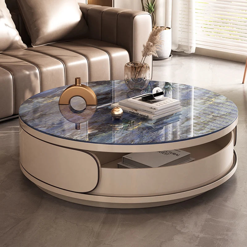 Storage Aesthetic Coffee Table Minimalist Nordic Luxury Design