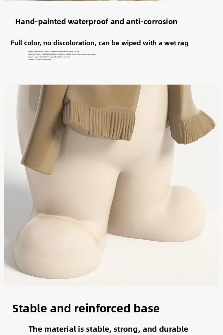Nordic Style Living Room Small Coffee Table Creative Cartoon Bear Sofa Side Table Kawaii Room Decor Bedside Table Storage Rack - 𝕄𝕮 𝕋𝕙𝕖 𝔹𝕝𝕒𝕔𝕜 𝔻𝕚𝕒𝕞𝕠𝕟𝕕