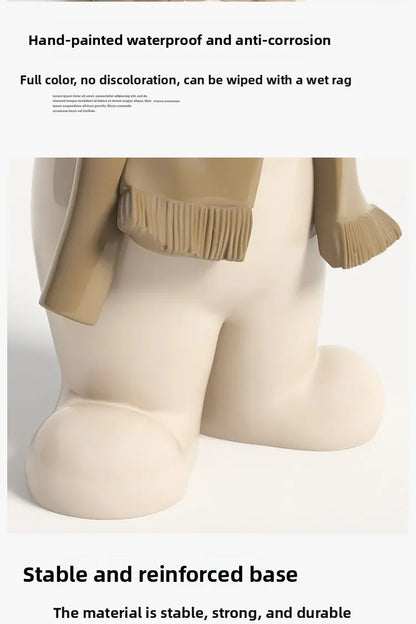 Nordic Style Living Room Small Coffee Table Creative Cartoon Bear Sofa Side Table Kawaii Room Decor Bedside Table Storage Rack - 𝕄𝕮 𝕋𝕙𝕖 𝔹𝕝𝕒𝕔𝕜 𝔻𝕚𝕒𝕞𝕠𝕟𝕕