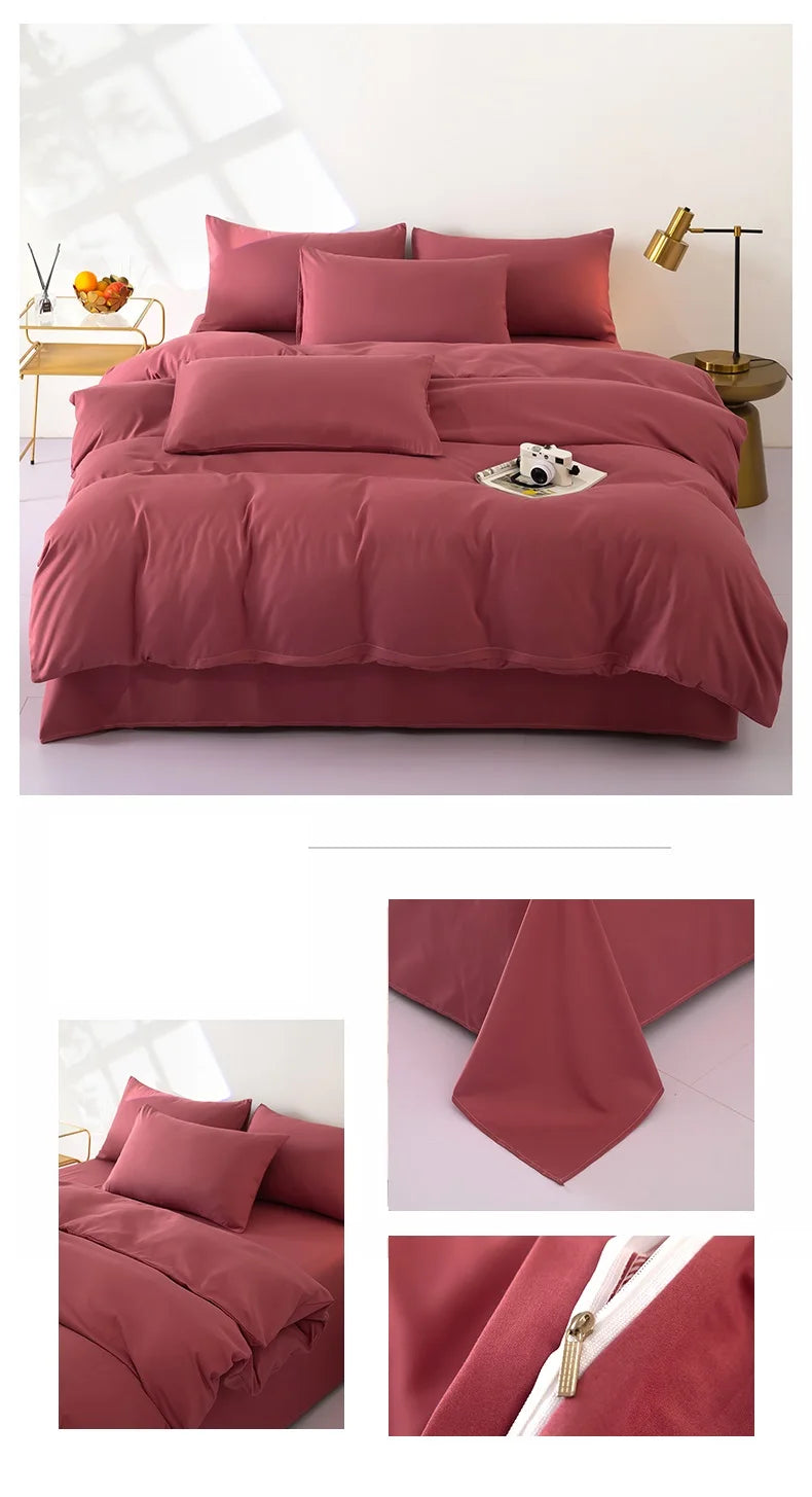 Bonenjoy solid color bedsheet set by 𝕄𝕔 𝕋𝕙𝕖 𝔹𝕝𝕒𝕔𝕜 𝔻𝕚𝕒𝕞𝕠�