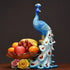 European Style Peacock Fruit Candy Plate Home Living Room Dim Sum Dry Fruit Plate Desktop Creative Storage Decoration Snack Tray - https://mohammadcollection.com