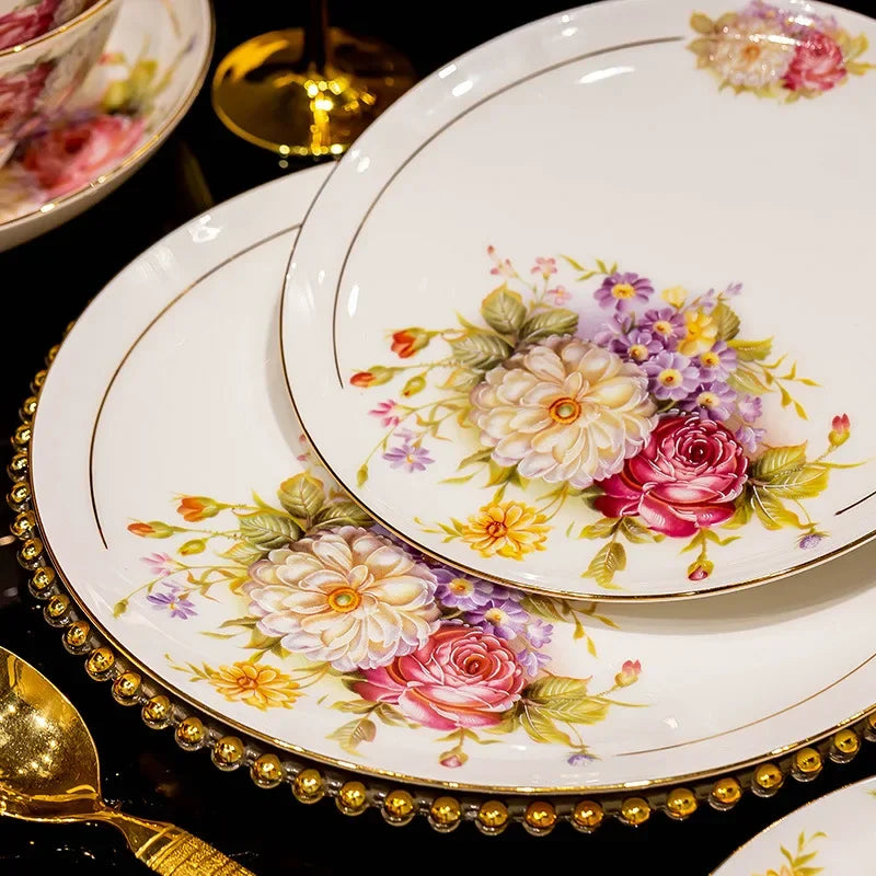 European Style Dinnerware Sets by 𝕄𝕮 𝕋𝕙𝕖 𝔹𝕝𝕒𝕔𝕜 𝔻𝕚𝕒𝕞𝕠𝕟�