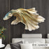 Nordic Home Wall Decor 85cm Fighting Fish Statue Sculpture Feng Shui Decoration Modern Living Room Porch 3D Wall Art Decoration - 𝕄𝕮 𝕋𝕙𝕖 𝔹𝕝𝕒𝕔𝕜 𝔻𝕚𝕒𝕞𝕠𝕟𝕕