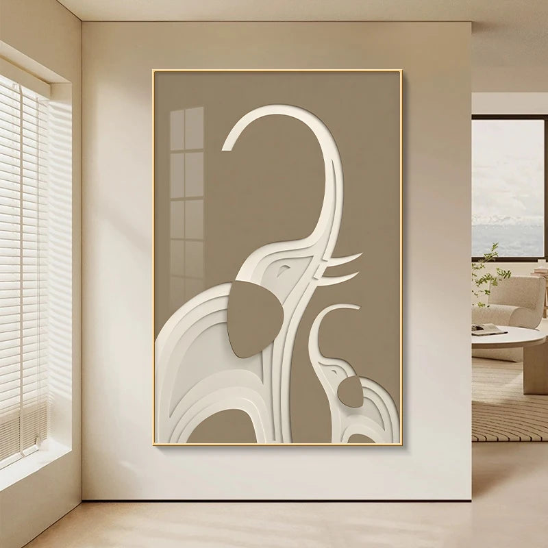 Abstract art poster print by MC THE BLACK DIAMOND, featuring vibrant, modern wall decor for home interiors.