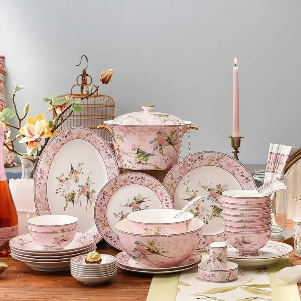 Luxury Bone China dinnerware set by 𝕄𝕔 𝕋𝕙𝕖 𝔹𝕝𝕒𝕔𝕜 𝔻𝕚𝕒𝕞𝕠𝕟�