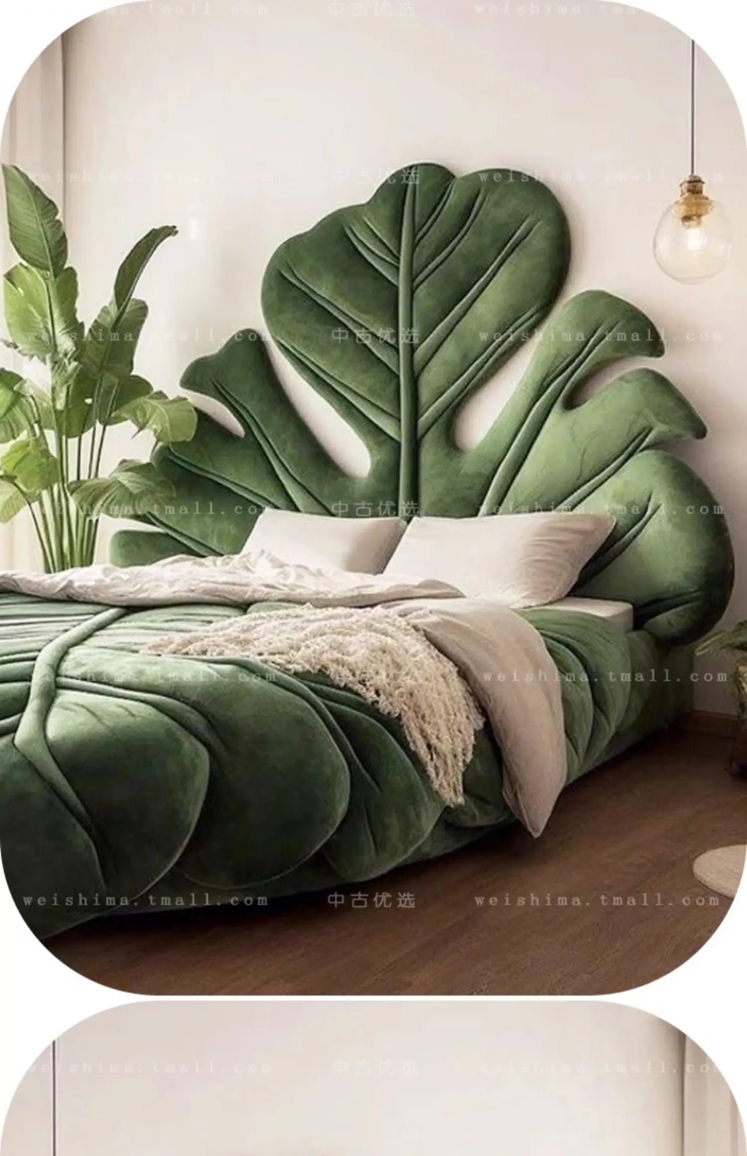 Modern bedroom bed with luxurious velvet headboard from 𝕄𝕔 𝕋𝕙𝕖 𝔹𝕝𝕒𝕔𝕜 𝔻𝕚𝕒𝕞𝕠�