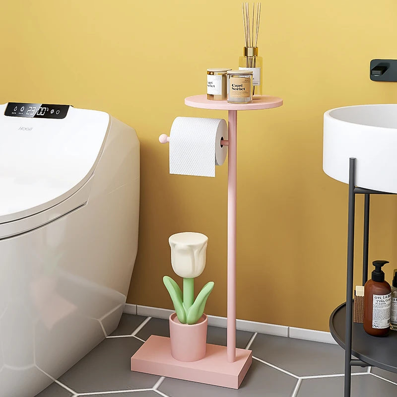 Nordic simple household decoration Bear figurine toilet roll paper rack floor decoration storage rack beside bathroom toilet - 𝕄𝕮 𝕋𝕙𝕖 𝔹𝕝𝕒𝕔𝕜 𝔻𝕚𝕒𝕞𝕠𝕟𝕕