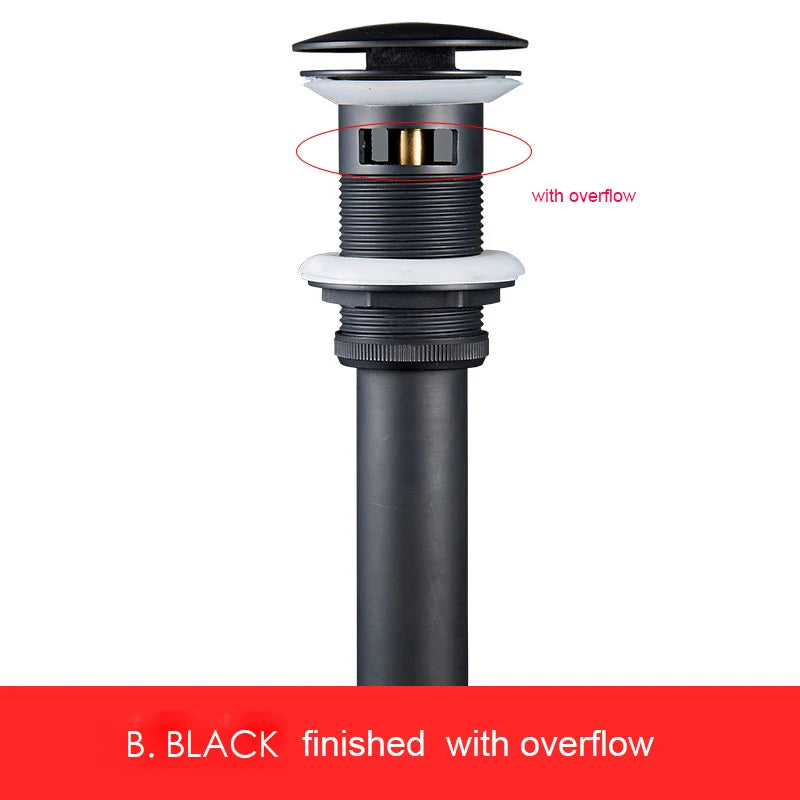 TOLM Brass Black Gold Basin Faucet Bathroom Sink Faucets Hot Cold Water Mixer Crane Deck Mounted Single Handle Hole Bath Kitchen - https://mohammadcollection.com