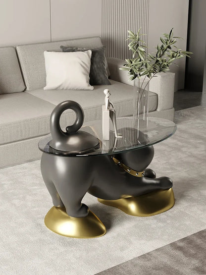 Designer Lazy Cat Coffee Table Sofa Side Table Creative Living Room Furniture Large Size Home Decoration - https://mohammadcollection.com