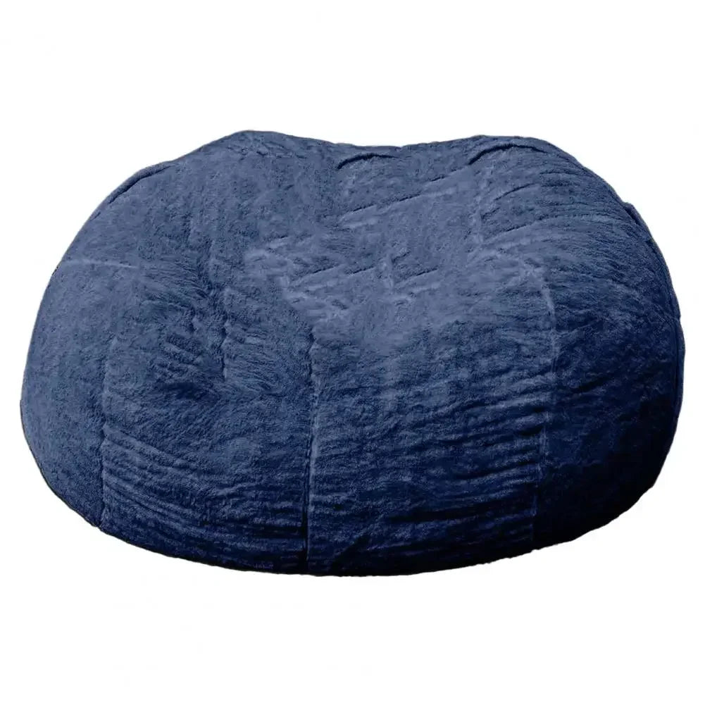 Oversized bean bag chair cover crafted from durable