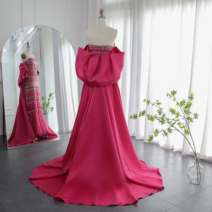 MC Luxury Dubai Sage Green Evening Dresses with Cape Blue Sky Lilac Elegant Women Wedding Party Gowns SS238 Customized