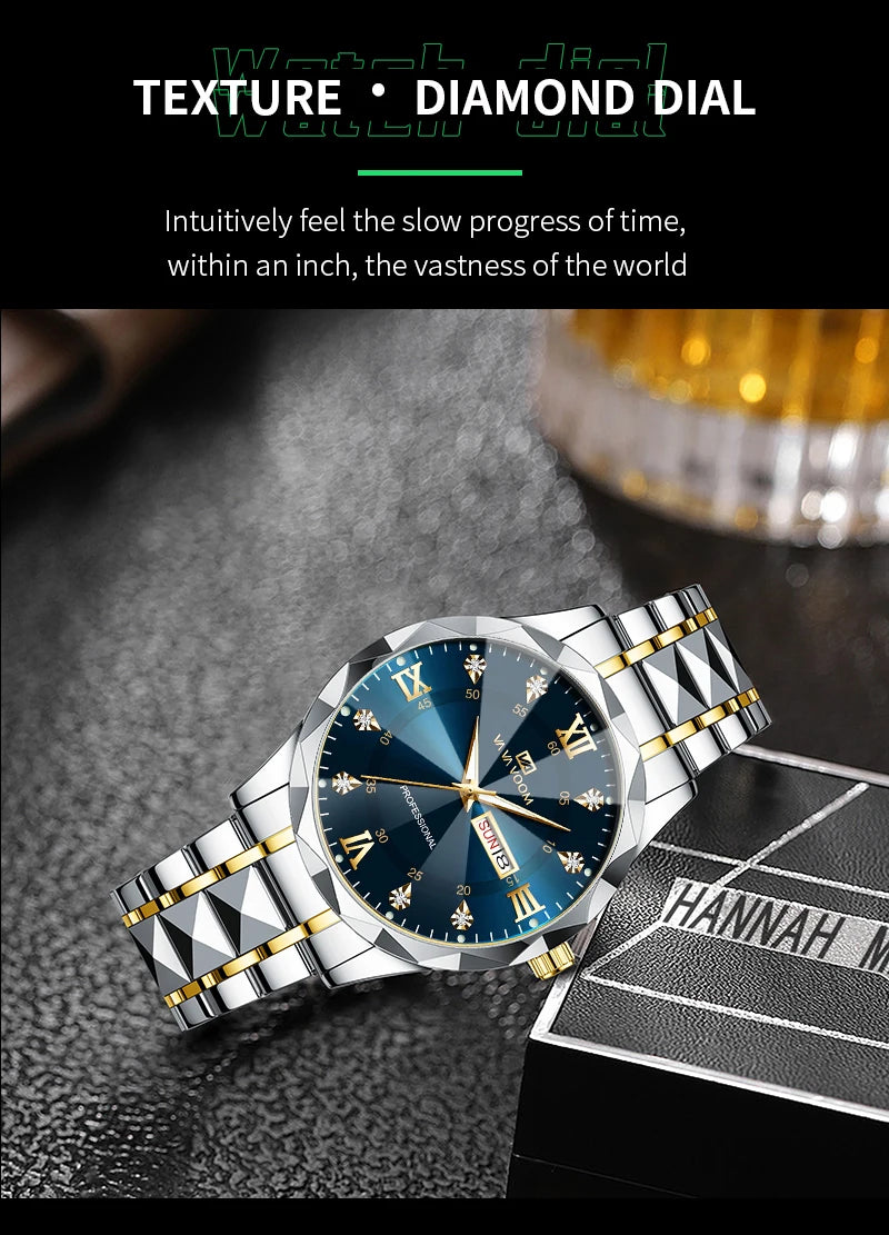 Men's luxury watch by 𝕄𝕔 𝕋𝕙𝕖 𝔹𝕝𝕒𝕔𝕜 𝔻𝕚𝕒𝕞𝕠𝕟𝕕