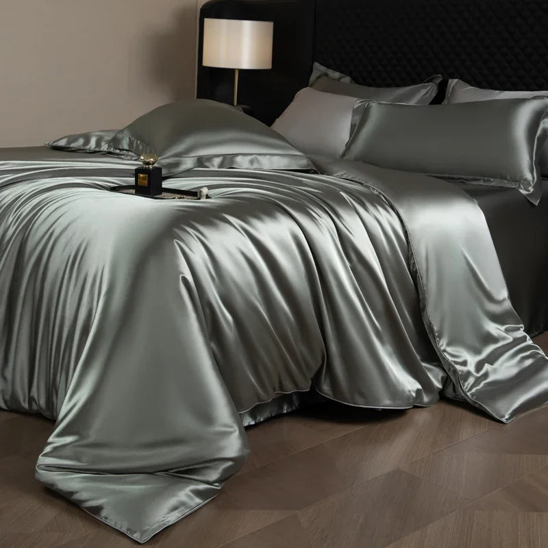 Luxury silk bed sheets set by 𝕄𝕔 𝕋𝕙𝕖 𝔹𝕝𝕒𝕔𝕜 𝔻𝕚𝕒𝕞𝕠𝕟�