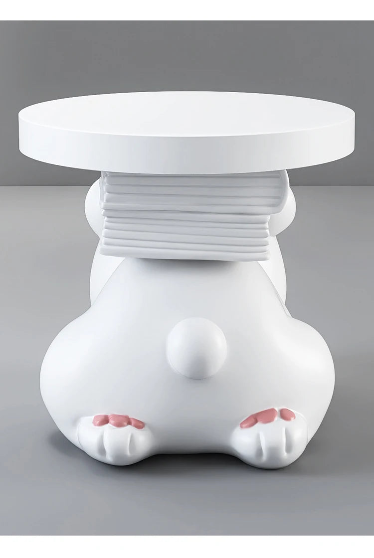 Cream bear living room floor ornaments, home accessories, TV cabinet, sofa side coffee table, bedside table, housewarming gift - 𝕄𝕮 𝕋𝕙𝕖 𝔹𝕝𝕒𝕔𝕜 𝔻𝕚𝕒𝕞𝕠𝕟𝕕