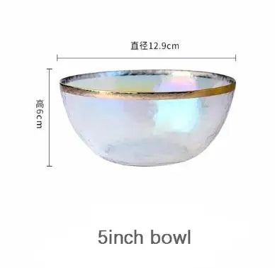 Thick rainbow glass dinner plate with gold inlay, designed by 𝕄𝕔 𝕋𝕙𝕖 𝔹𝕝𝕒𝕔𝕜 𝔻𝕚𝕒𝕞�