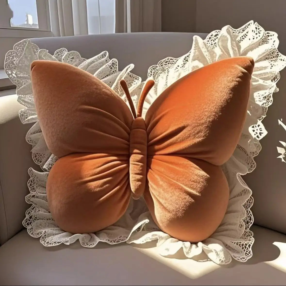 Princess Butterfly Office Pillow Living Room Bow Bedroom Car Sofa Cushion Home New Pillow Room - https://mohammadcollection.com