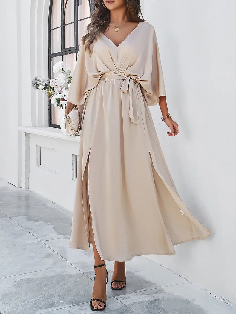 Elegant women's dress from Mohammad Collection featuring a stylish female fashion design, perfect for formal occasions.