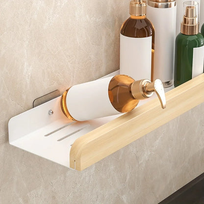 1PC Wall Mounted Shelf No Drilling Bathroom Storage Organizer for Shampoo Home Hotel Use Bathroom Accessories Floating Shelf - https://mohammadcollection.com