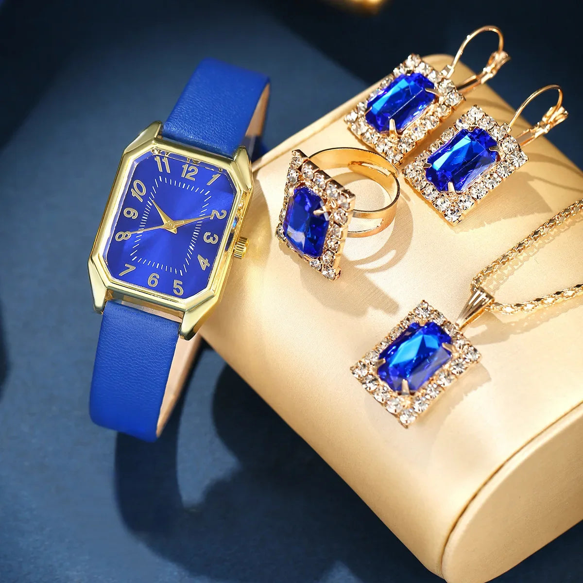 Luxury fashion square women's watch by Mohammad Collection, featuring a sleek jewelry design with a stylish square dial.