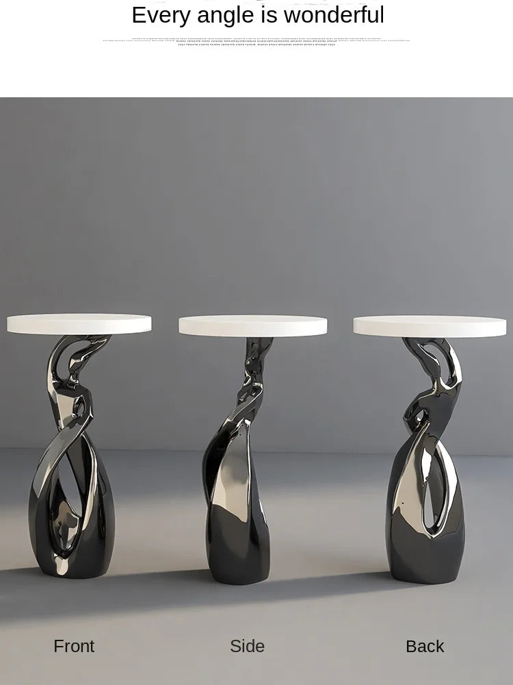 Modern Abstract Art Ornaments, Furniture, Light Luxury Living Room Coffee Table, Sofas Side Table, Corner Table, Bedside Table - 𝕄𝕮 𝕋𝕙𝕖 𝔹𝕝𝕒𝕔𝕜 𝔻𝕚𝕒𝕞𝕠𝕟𝕕