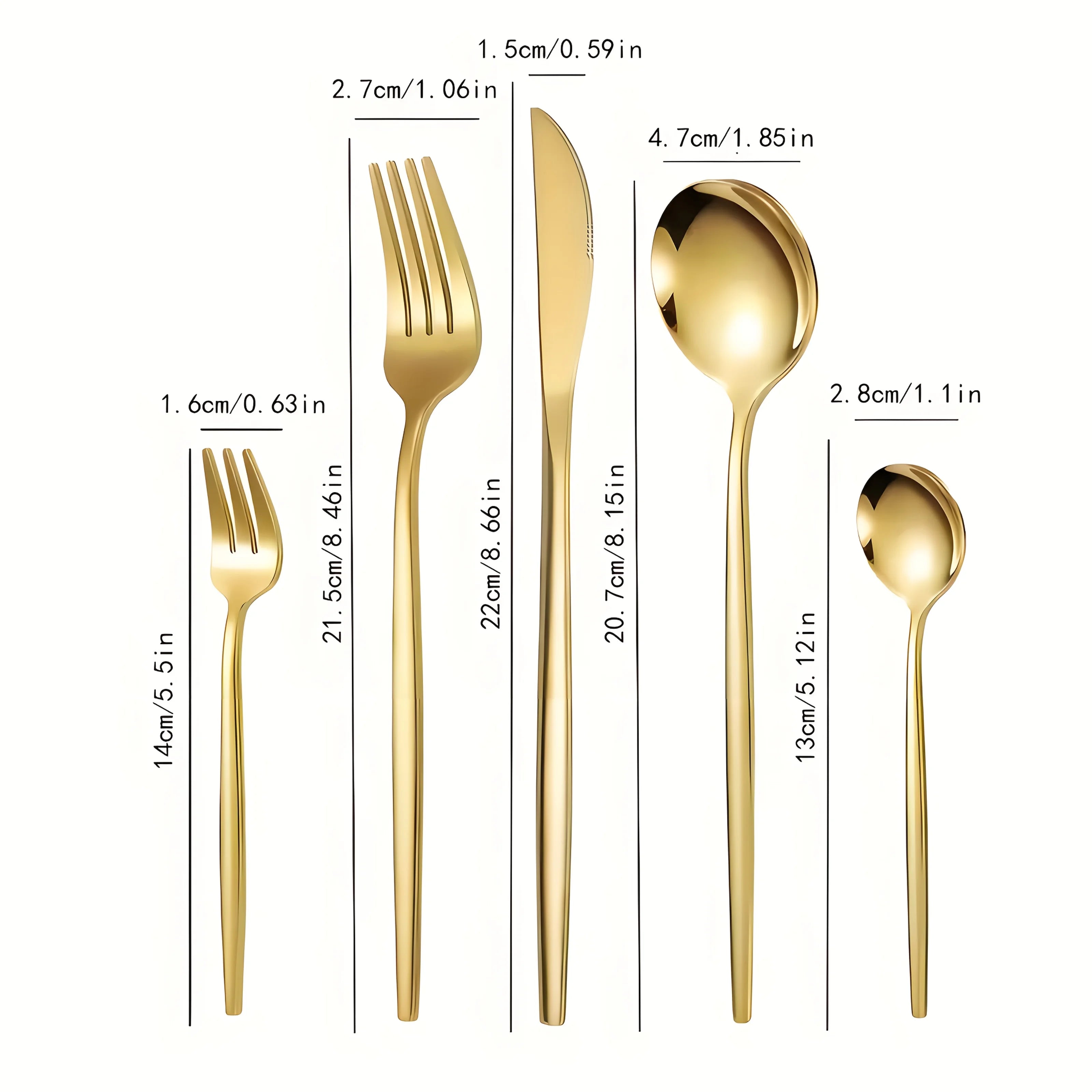 30-piece golden and silver cutlery set by 𝕄𝕔 𝕋𝕙𝕖 𝔹𝕝𝕒𝕔𝕜 𝔻𝕚𝕒𝕞𝕠�