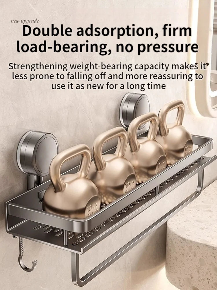 Non-drill bathroom suction cup rack wall shelves by 𝕄𝕮 𝕋𝕙𝕖 𝔹𝕝𝕒𝕔𝕜 𝔻𝕚𝕒𝕞𝕠�