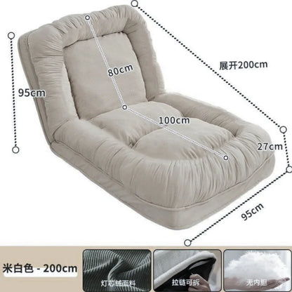 Single Pullout Sofa Bed Balcony Bedroom Soft Comfortable Tatami Nordic Simplicity Living Room Furniture Home Decor Accessories - https://mohammadcollection.com