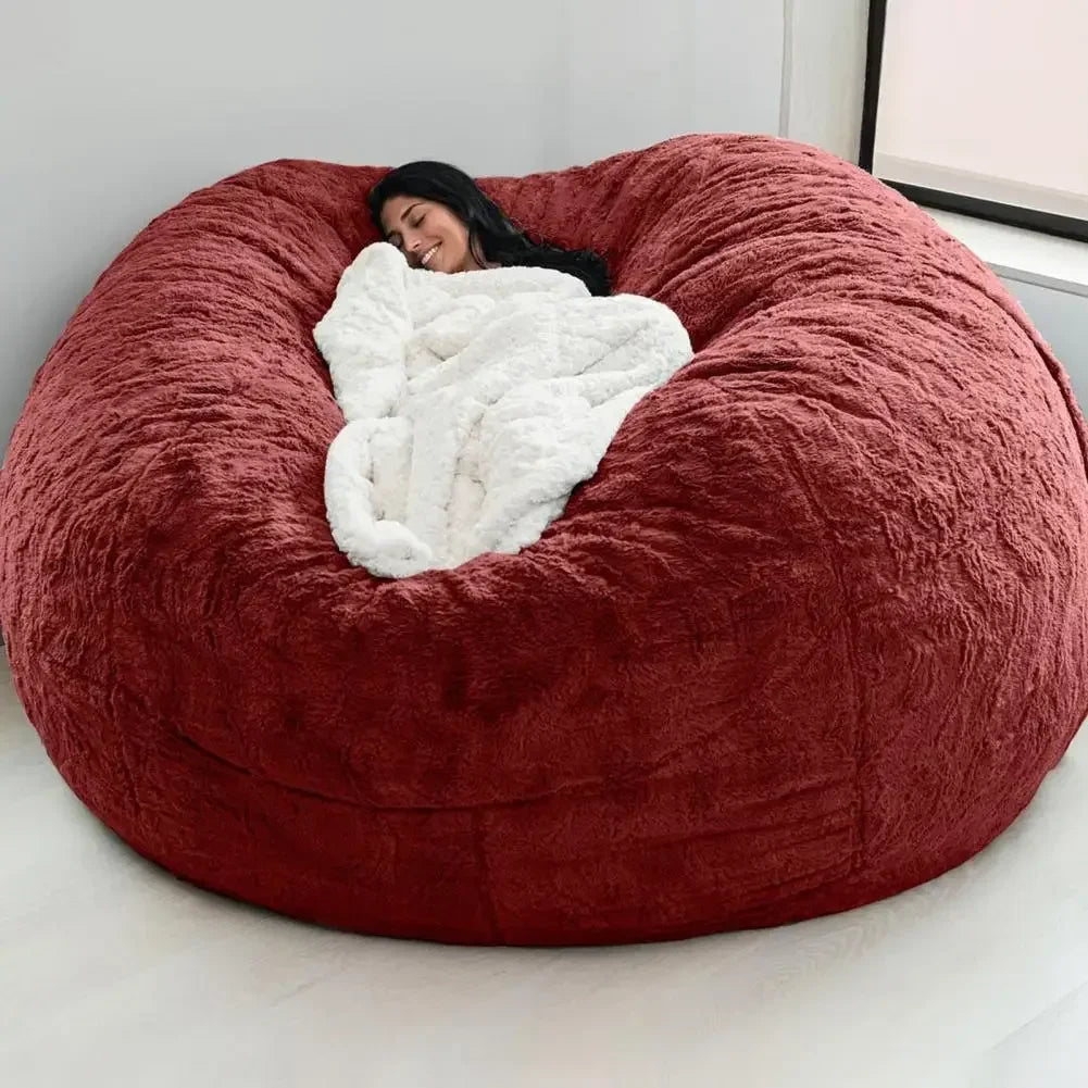 MC THE BLACK DIAMOND flexible sofa bean bag cover, soft and durable fabric designed for comfortable lounging and easy fitting.