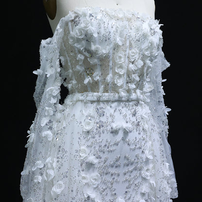 MC Elegant 3D Flowers Dubai Evening Dress