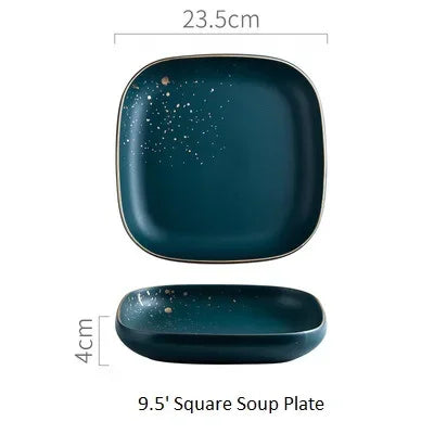 Ceramic Western plate and set by 𝕄𝕔 𝕋𝕙𝕖 𝔹𝕝𝕒𝕔𝕜 𝔻𝕚𝕒𝕞𝕠𝕟�