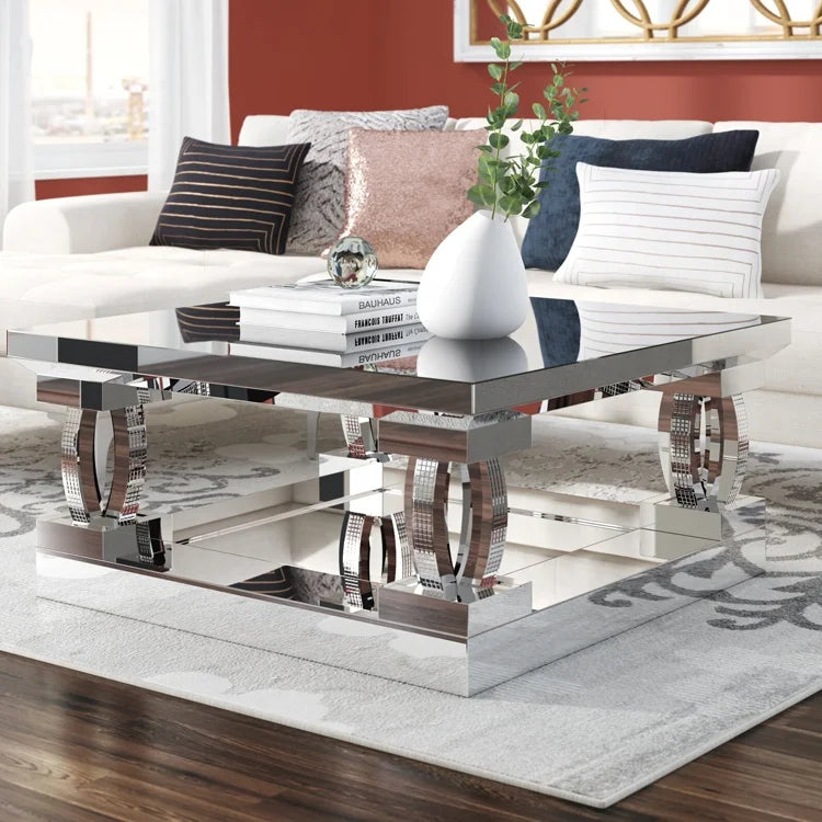 Unique crystal design coffee table set by 𝕄𝕔 𝕋𝕙𝕖 𝔹𝕝𝕒𝕔𝕜 𝔻𝕚𝕒𝕞𝕠𝕟�
