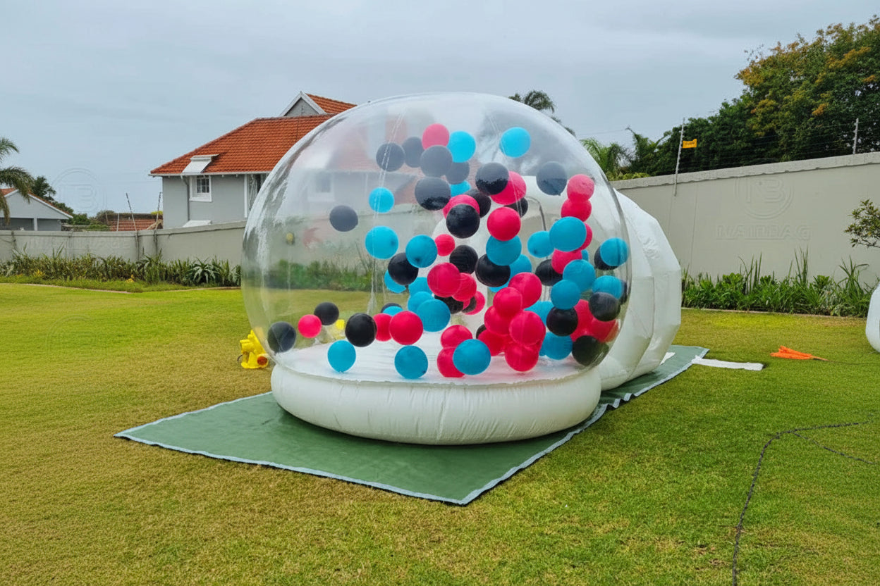 Outdoor Transparent Inflatable Crystal Dome Bubble Rooms Inflatable Bubble Tent With Balloons Inflatable Bubble House - https://mohammadcollection.com