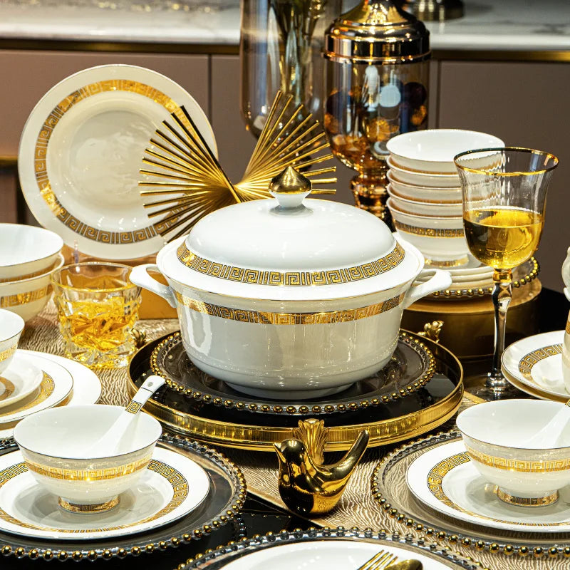Fine Bone China dinnerware set by 𝕄𝕔 𝕋𝕙𝕖 𝔹𝕝𝕒𝕔𝕜 𝔻𝕚𝕒𝕞𝕠𝕟�