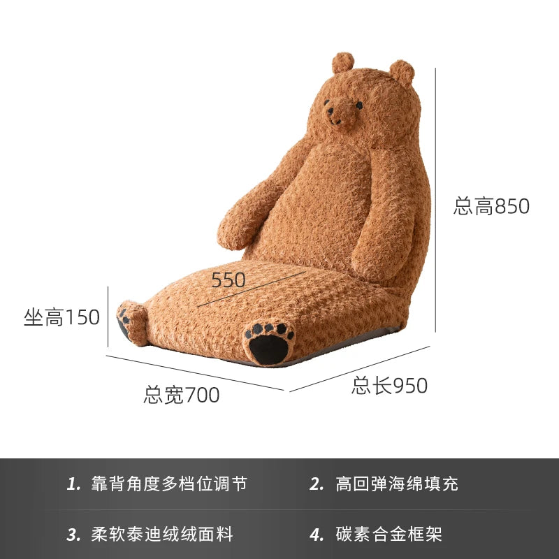 Plush Sofa Animal Bear Shape Bedroom Birthday Holiday Gift Sofa Furniture Living Room Muebles De Salon - https://mohammadcollection.com