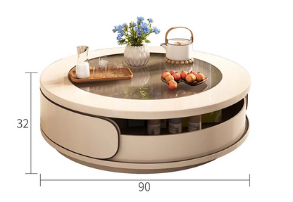 Storage Aesthetic Coffee Table Minimalist Nordic Luxury Design