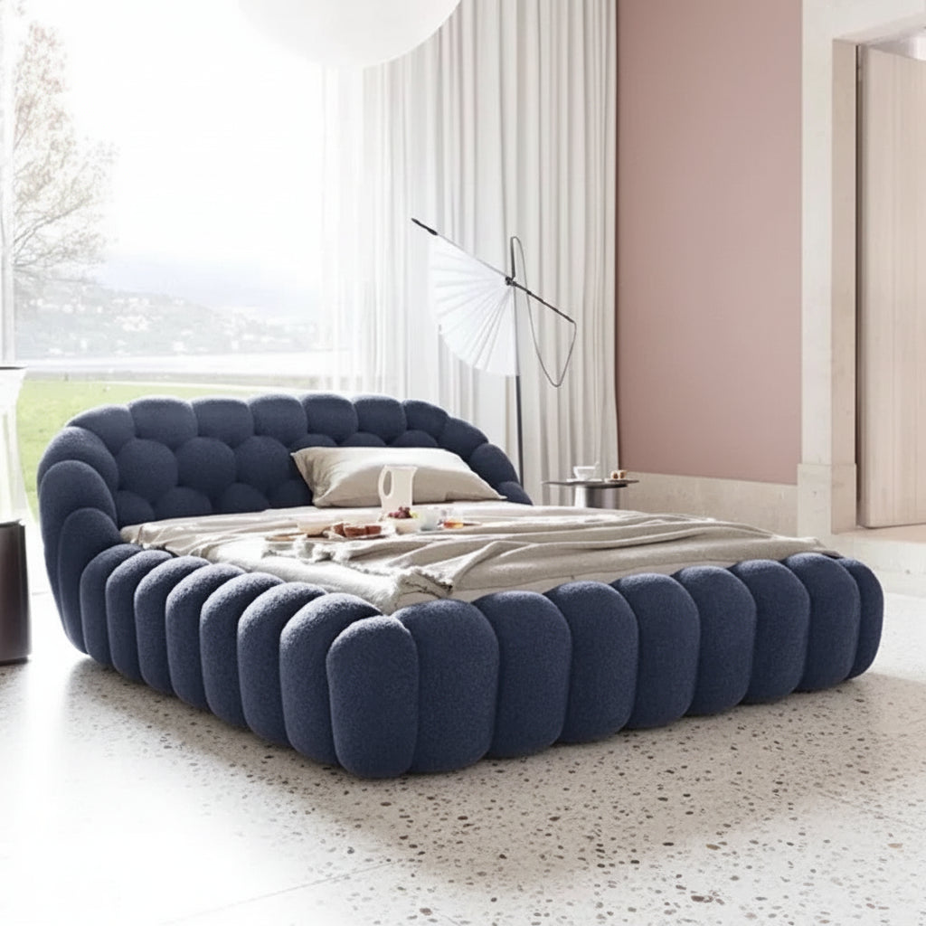 Modern double platform bed by 𝕄𝕔 𝕋𝕙𝕖 𝔹𝕝𝕒𝕔𝕜 𝔻𝕚𝕒𝕞𝕠𝕟𝕕