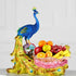European style peacock fruit candy plate by MC THE BLACK DIAMOND, decorative ceramic tray for dry fruits and snacks in living rooms.