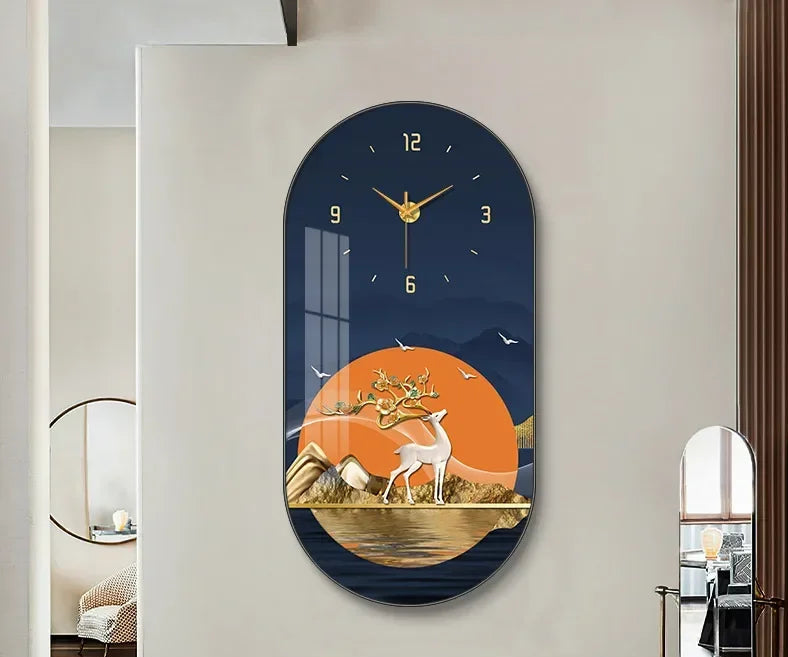 Nordic luxury Wall Clock by 𝕄𝕮 𝕋𝕙𝕖 𝔹𝕝𝕒𝕔𝕜 𝔻𝕚𝕒𝕞𝕠𝕟�
