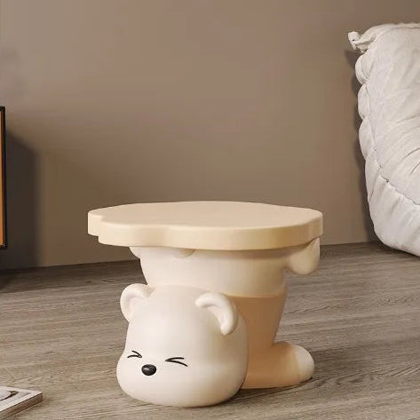 Cute bear can sit at the door of the shoe changing stool Cartoon household shoe cabinet Entry porch Wear shoe stool decorations - https://mohammadcollection.com