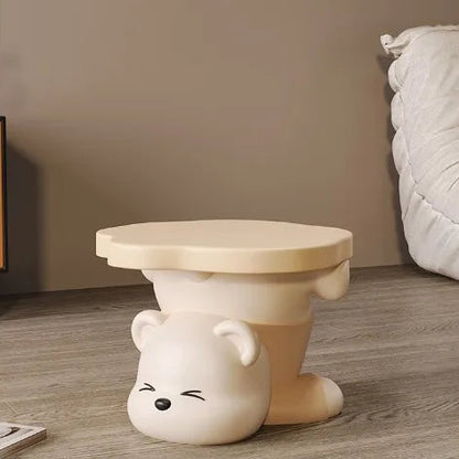 Cute bear can sit at the door of the shoe changing stool Cartoon household shoe cabinet Entry porch Wear shoe stool decorations - https://mohammadcollection.com