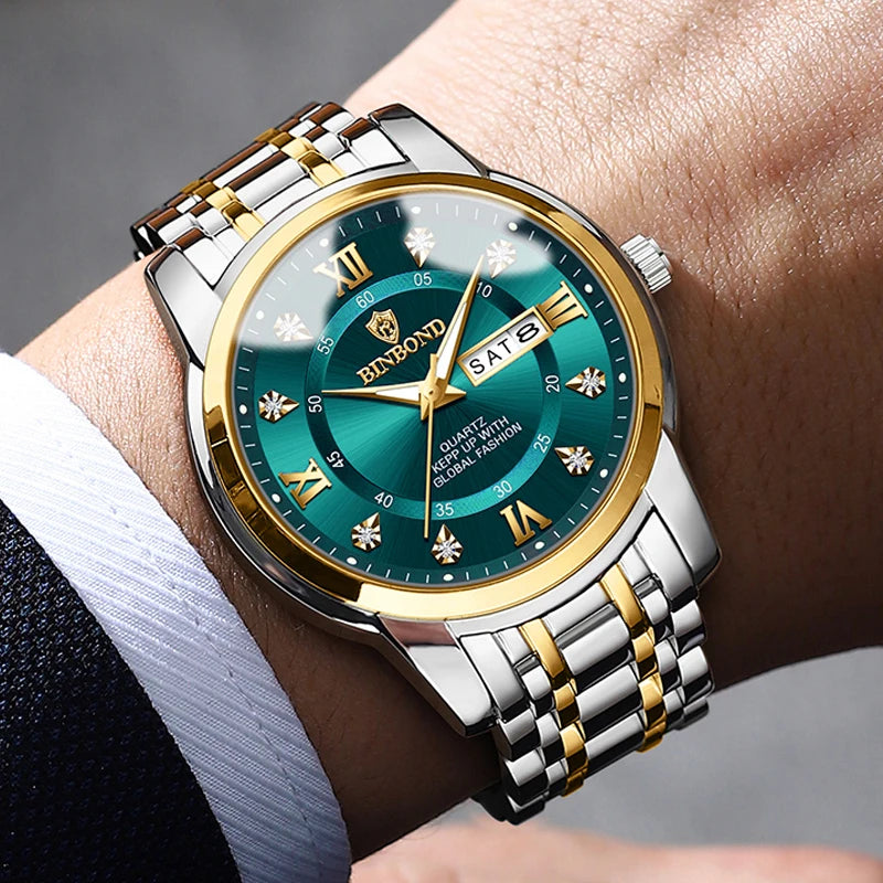 2025 Top Brand Luxury Fashion Diver Watch Men 30ATM Waterproof Date Clock Sport Watches Mens Quartz Wristwatch Relogio Masculino - https://mohammadcollection.com